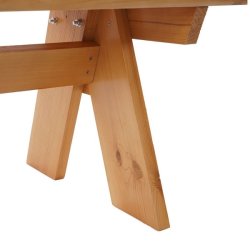 Have bnk - parkbnk og havebnk - trbnk p 148 cm - brun