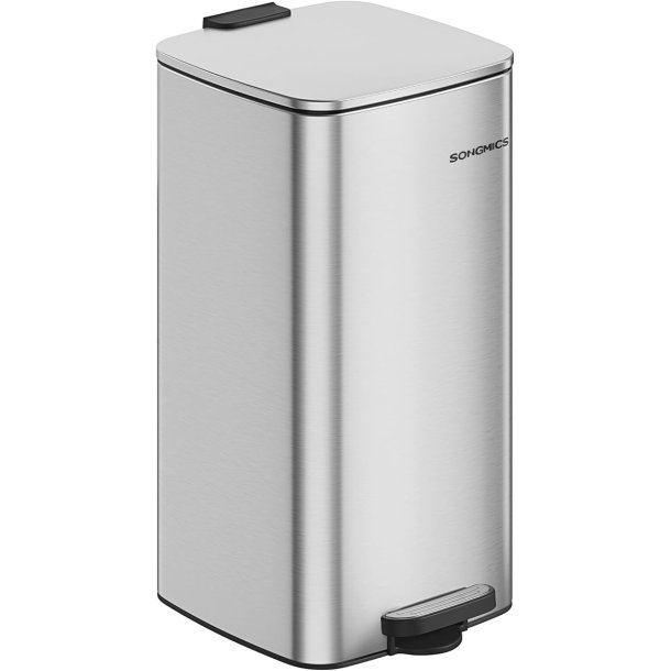 Pedalspand 30 liter - skraldespand med soft-close lg - slv
