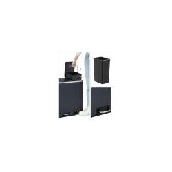 Skraldespand - pedalspand med soft close l�g - 54L (3x18) antracit gr�