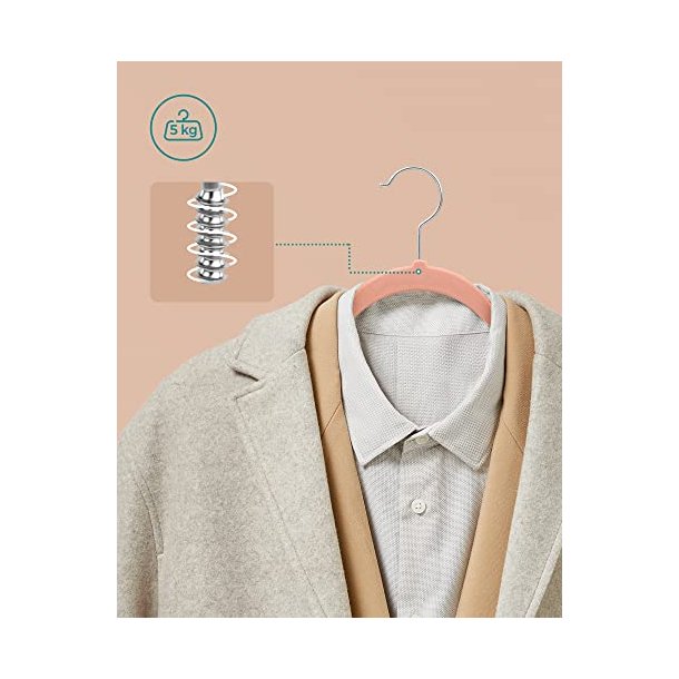 T�jb�jler i velour med skridsikker buksestang - 30 stk pink