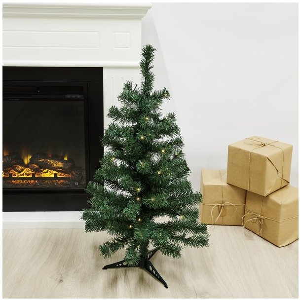 NORDIC WINTER ALEX - lille smalt plastik juletr 80 x 46 m/LED