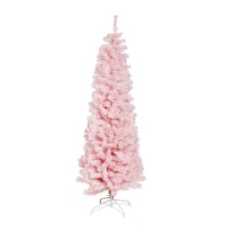 NORDIC WINTER BLING - pink smalt plastik juletr 180 x 68 u/LED