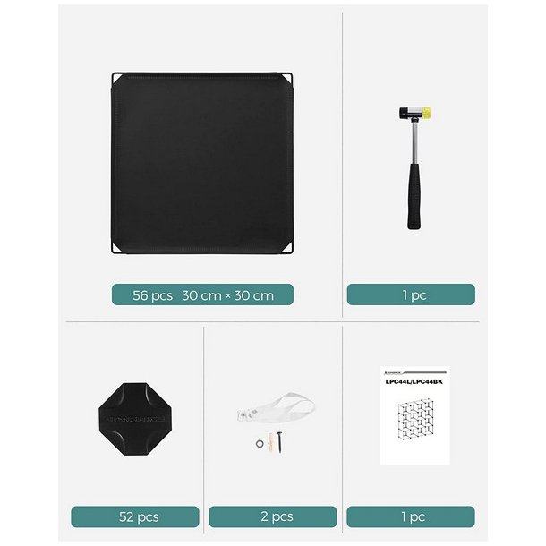 Opbevaringsskab - kubisk skab i plastik - plastikskab med 16 rum