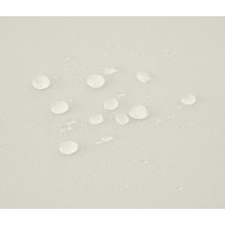 Haveb�nk og hyndeboks - gr�meleret polyrattan med creme hynde