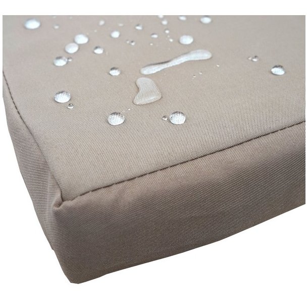 Polyrattan havebnk med bord - sort 2 personers havesofa 132 cm