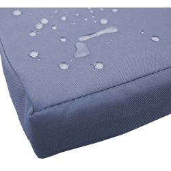 Polyrattan haveb�nk med bord - sort 2 personers havesofa 132 cm