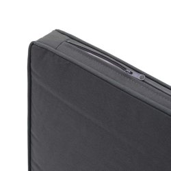 Loungest - sorte polyrattan siddegruppe med mrkegr hynder