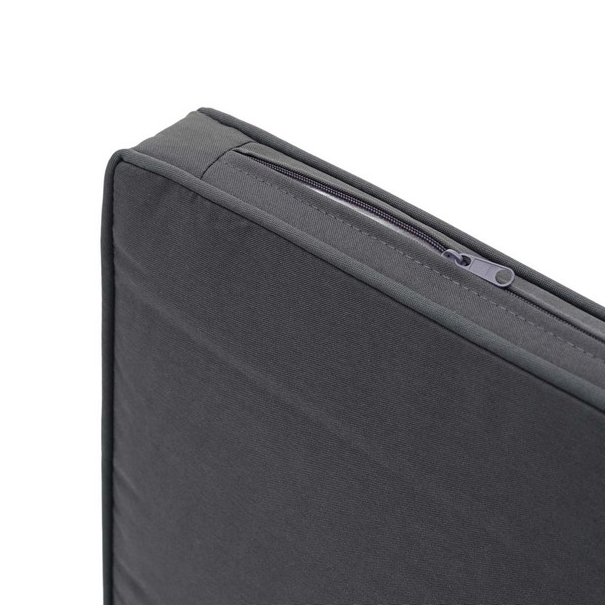 Loungest - sorte polyrattan siddegruppe med mrkegr hynder