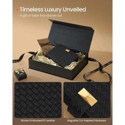 Rejseetui i kunstl�der til 3 ure - sort rejsetaske til ure