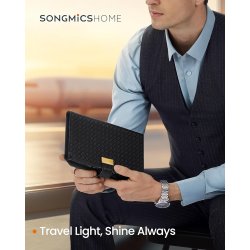 Rejseetui i kunstl�der til 3 ure - sort rejsetaske til ure