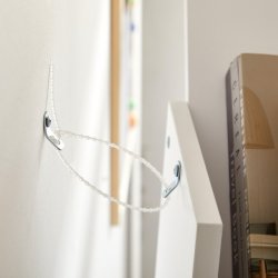 Reol med hylder til b�ger - bogreol - hvid 50 x 25 x 142