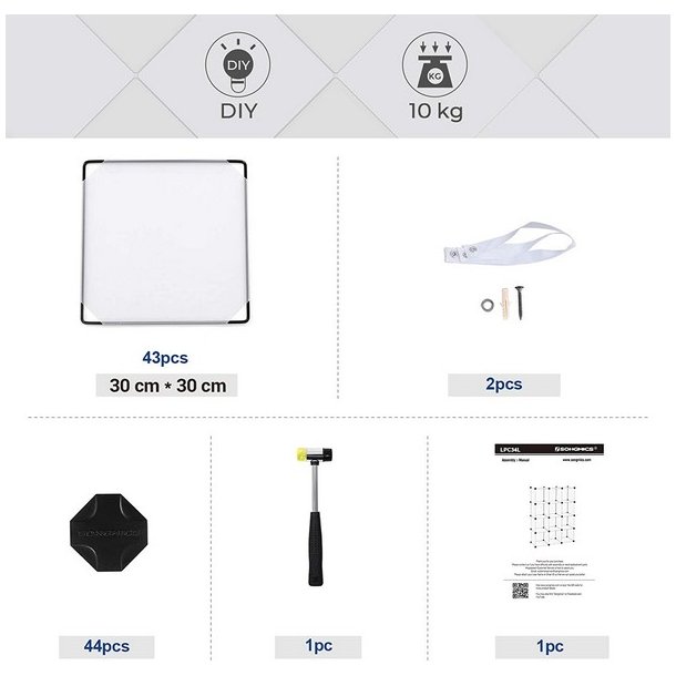 Opbevaringsreol - kubisk reol i plastik - skoreol med 12 rum