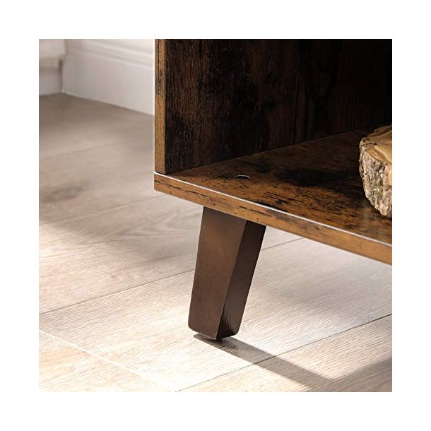 TV-b�nk - retro TV-bord - vintage rustik brun 140x40x50 cm