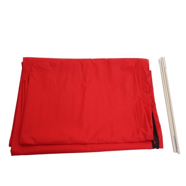 Overtrk til parasol 3x3 - vandtt rd cover til haveparasol