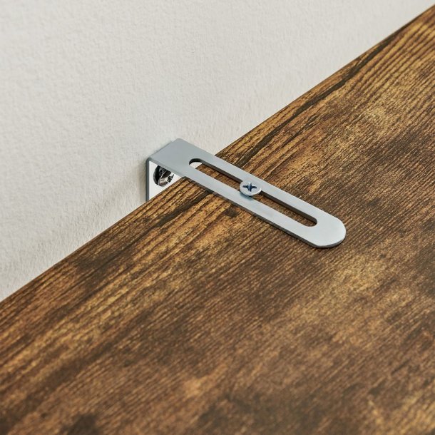 Stigereol - bogreol i bambus - rustik brun 63 x 34 x 137