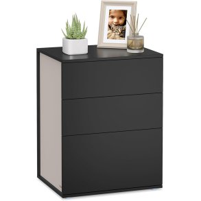 Sengebord - samles uden v�rkt�j - sidebord - sort 35x45x59