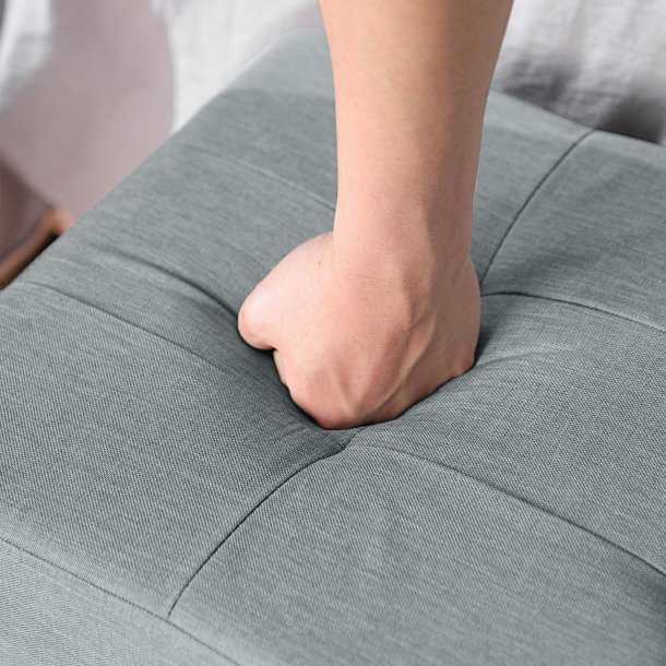 B�nk med kiste - siddeb�nk med opbevaring 76 x 38 x 38 - gr�