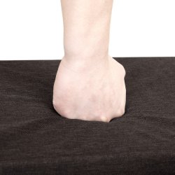 Skob�nk - entreb�nk til sko - siddeb�nk med hynde - rustik brun