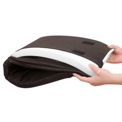 Skob�nk - entreb�nk til sko - siddeb�nk med hynde - rustik brun