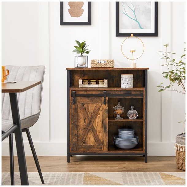 Sk�nk - opbevaringsskab - rustik brun sk�nk 70 x 30 x 80