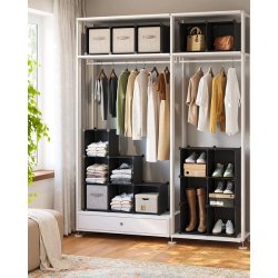 Opbevaringsskab - kubisk skab i plastik - plastikskab med 16 rum