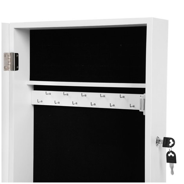 V�gh�ngt smykkeskab, skab med spejl, spejlskab til smykker