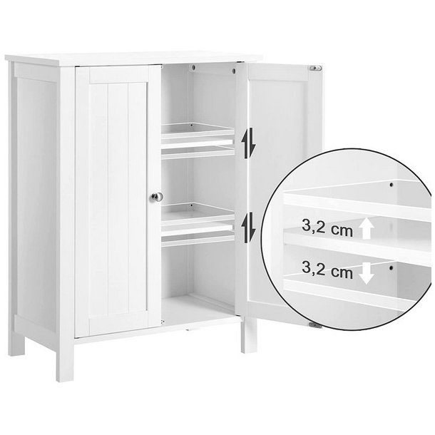 Badevrelsesskab - skab til badevrelse - 80 x 60 x 30 cm