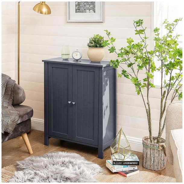 Badev�relsesskab - skab til badev�relse - gr� 80 x 60 x 30 cm