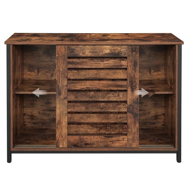 Sk�nk - opbevaringsskab - rustik brun sk�nk 100 x 35 x 70