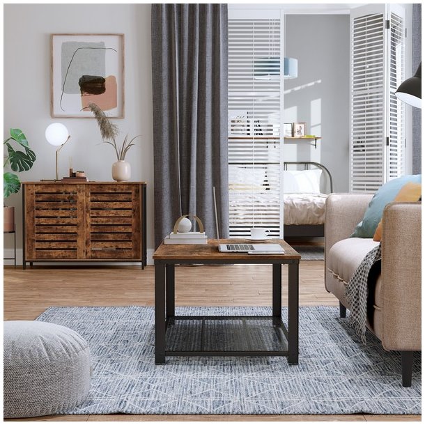 Sk�nk - opbevaringsskab - rustik brun sk�nk 100 x 35 x 70