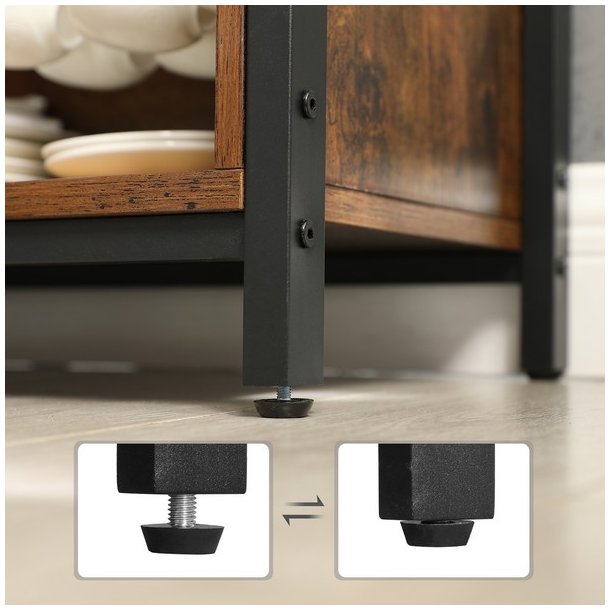 Sk�nk - opbevaringsskab - rustik brun sk�nk 100 x 35 x 70