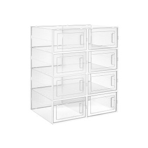 Opbevaringsbokse - 8 stk skokasser - opbevaringskasser til sko