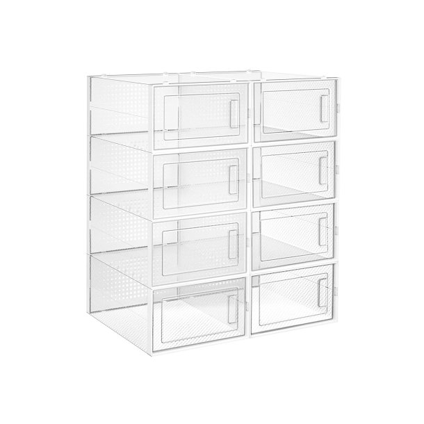 Opbevaringsbokse - 8 stk skokasser - opbevaringskasser til sko