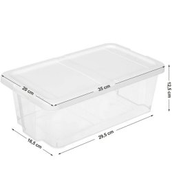 Opbevaringsbokse - 12 stk skokasser - opbevaringskasser til sko