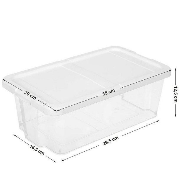 Opbevaringsbokse - 12 stk skokasser - opbevaringskasser til sko