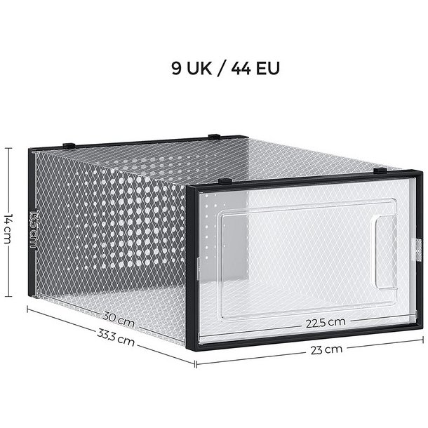 Opbevaringsbokse - 18 stk skokasser - opbevaringskasser til sko