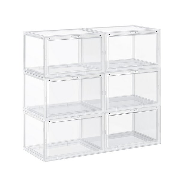 Opbevaringsbokse - 6 stk skokasser - opbevaringskasser til sko