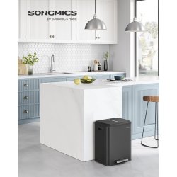 Pedal skraldespand - pedalspand med lg - 30L (2x15L) - sort