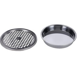 Skraldespand - udend�rs skraldespand med askeb�ger - sort