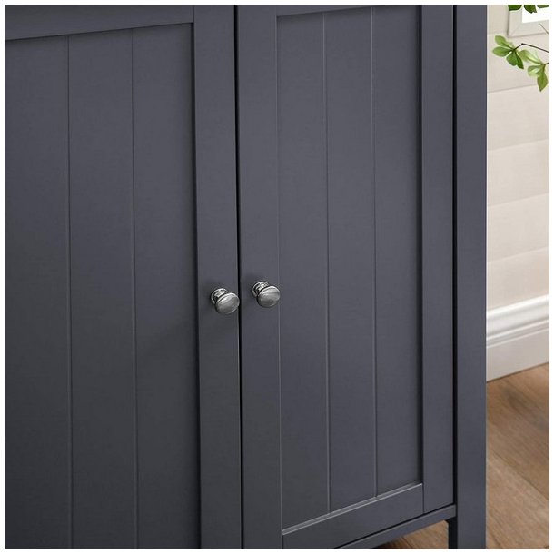 Badev�relsesskab - skab til badev�relse - gr� 80 x 60 x 30 cm