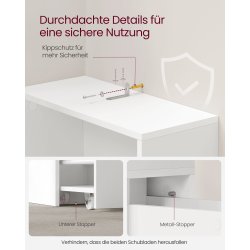 Badev�relsesskab - opbevaringsskab - gulvreol - hvid 40x18x134,4