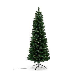 NORDIC WINTER NOR - kunstigt smalt juletr 180 x 68 m/LED-lys