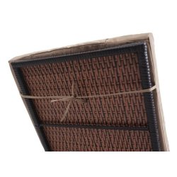 Polyrattan aluminium solseng - brun luksus solvogn og liggestol