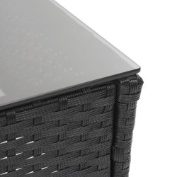 Polyrattan havem�bels�t - sort polyrattan lounge havem�bler - sort 2-1-1