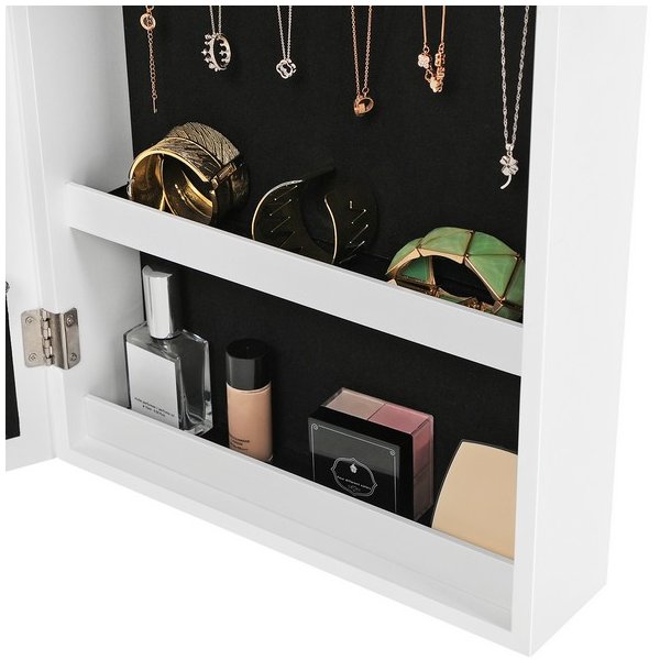 V�gh�ngt smykkeskab, skab med spejl, spejlskab til smykker