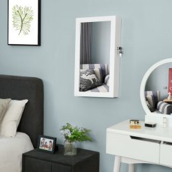 V�gh�ngt smykkeskab, skab med spejl, spejlskab til smykker