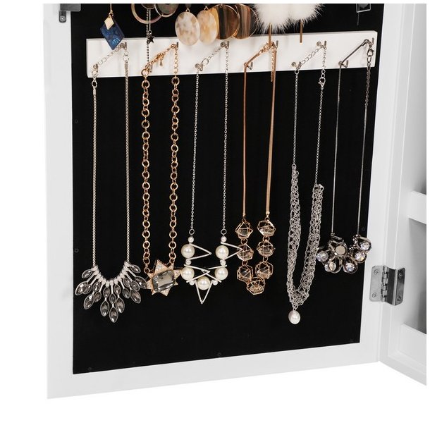 V�gh�ngt smykkeskab, skab med spejl, spejlskab til smykker