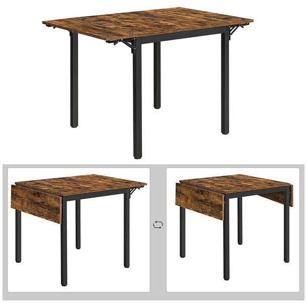 Spisebord til 2-4 personer med 2 stk foldbare till�gsplader