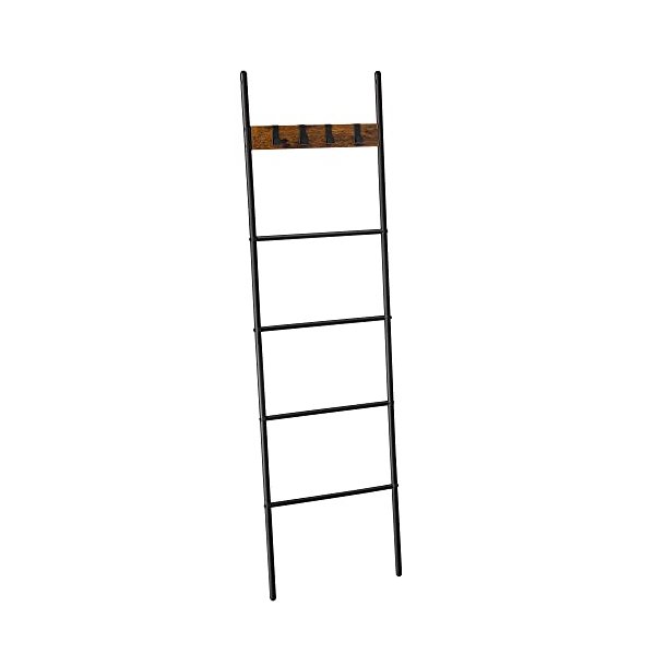 Stigereol - udstillingsreol - stativ - rustik brun - 160 x 44