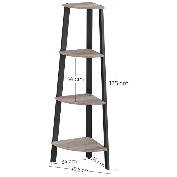 Hj�rnereol - stigereol i industrielt design - gr� beige (greige)